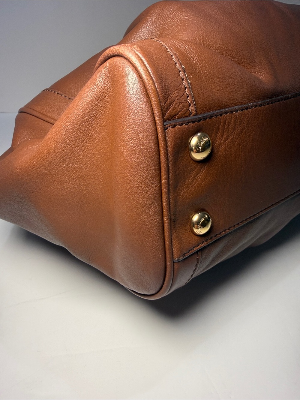 Salvatore Ferragamo Gancini Pleated Leather Hobo Bag - Picture 6 of 12